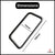 Metal Bumper Case for iPhone 14 Pro | Raised Edge Protection Frame Case Cover with Soft Lining (Black) Crysendo