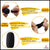 Mic Cover Compatible with David Clark M-4, M-7 Aviation Headsets | High Density Foam Sponge Windscreen | Soft Mic Shield with Pop Filter Protection (Black - 4pcs) Crysendo