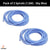 Pack of 2 Spiral Triple Colors 1.5 Meters Each-Full Size Cable Cord Protectors Winders for Mobile Phone Charging Cable Earphones (Sky Blue) Crysendo