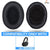 Replacement Ear Pads Cushions Compatible with Sony WH 1000XM3 | Soft Protein Leather + Superior Noise Isolation Memory Foam Earpads for Sony WH 1000XM3 Crysendo