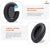 Replacement Ear Pads Cushions Compatible with Sony WH 1000XM3 | Soft Protein Leather + Superior Noise Isolation Memory Foam Earpads for Sony WH 1000XM3 Crysendo