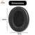 Replacement Ear Pads Cushions Compatible with Sony XB 900 N Cushion | Earpads for Headphones, Soft Protein Leather, Superior Noise Isolation Memory Foam (Black) Crysendo