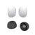 Replacement Ear Tips Buds Compatible with AirPods Pro & AirPods Pro 2 Headphones Silicone 2 Pairs, Medium, Black & White Crysendo
