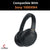 Replacement Headphone Headband Cover Flexible Zipper Pad Protector Compatible with Son-y 1000XM4 Headphone | No Tools Required (Black) Crysendo