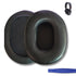 Sheepskin Leather Cushion for ATH M30 / M35 / M40X / M50 / M50X  / M50S Audio Technica M-Series Headphone | Upgraded Luxury Cushion Super Soft Earpads | High-Density Memory Foam (Black)