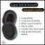 Sheepskin Leather Cushion for ATH M30 / M35 / M40X / M50 / M50X  / M50S Audio Technica M-Series Headphone | Upgraded Luxury Cushion Super Soft Earpads | High-Density Memory Foam (Black) Crysendo