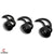 Silicone Eartips for Bose QuietComfort Sport Earbud | Replacement Eartips, Soft & Comfortable | 3 Pairs - S, M, L (Black) Crysendo