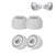 Silicone Eartips for Sam-Sung Galaxy Buds Pro | Silicone Replacement Eartips | Pain Reducing, Anti-Slip Ear Tips Crysendo