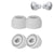 Silicone Eartips for Sam-Sung Galaxy Buds Pro | Silicone Replacement Eartips | Pain Reducing, Anti-Slip Ear Tips Crysendo