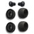 Silicone Eartips for Sam-Sung Galaxy Buds Pro | Silicone Replacement Eartips | Pain Reducing, Anti-Slip Ear Tips Crysendo