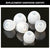 Soft Silicone Rubber Earbuds Tips Eartips Earpads Earplugs for Sennheiser CX 1.00, 7.00BT, 80S, 150BT, 180, 213, 275S, 300S, 350BT (Medium Size) (10 Pcs Pack) (White) Crysendo
