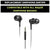 Soft Silicone Rubber Earbuds Tips Eartips Earpads Earplugs in Earphones and Bluetooth Compatible with Sennheiser Skullcandy Samsung Sony JBL Mi Beats (Black & White) Crysendo