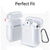 Transparent Plastic Soft Case Compatible with AirPods. Shock Proof Impact Resistant Protective Cover –Sleek (Clear AirPods Soft Cover Case) (Not for Airpods Pro) Crysendo