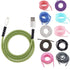 Triple Color Ultimate Cable Protector | Spiral 10 Pcs 1.5 Meters + Cable Winder 20 Pcs