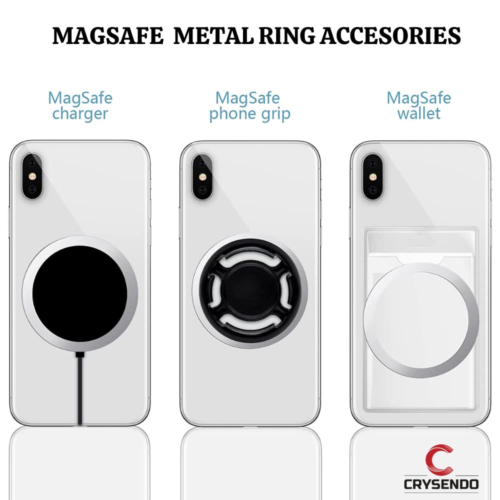 Universal Mag-Safe Ring | Mag-Safe Conversion Kit | Compatible with iPhone  13 Series, iPhone 12 Series, Samsung S21/ S21+, Samsung S10/ S10+/ S10E